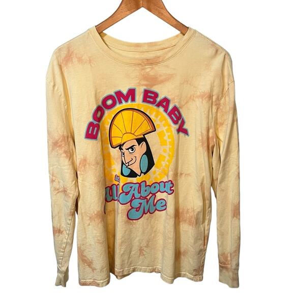 Disney Emperor's New Groove Tie Dye Long Sleeve T-Shirt Size Large - Picture 1 of 7